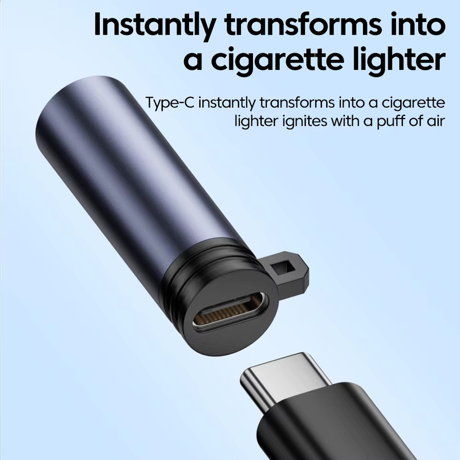 Olaf Tragbarer USB-C Zigarettenanzünder in Orange für Outdoor und unterwegs - Bild 3