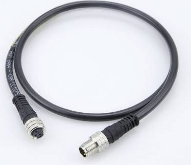 Molex 1200878349 Sensor-Aktor-Steckverbinder konfektioniert mit Buchse und Stecker in Schwarz, 4-polig, Länge: 1.00 m - Bild 1