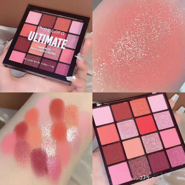 i-Beautiful Lidschatten-Palette 16 Farben, Matt, Puder, 03# - Bild 1