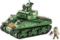 COBI Konstruktionsspielzeug Sherman M4A3E2 Jumbo Panzer im Maßstab 1:35 - Bild 1