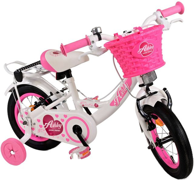 TPFSports Ashley Kinderfahrrad, Mädchen, 12 Zoll, Weiß, 2 Handbremsen - Bild 1