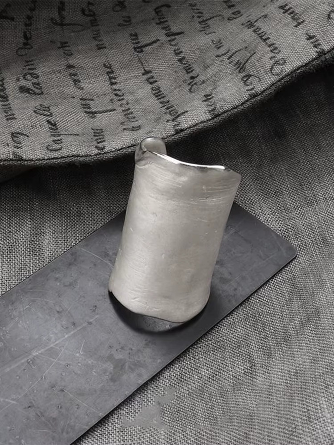 ZHUHE Ring, Silber, Vintage, Unisex - Bild 4