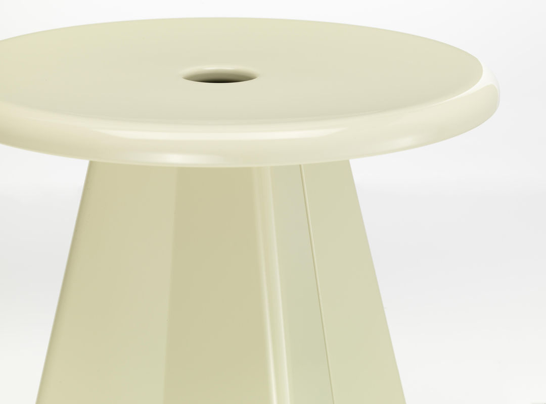Vitra Tabouret Métallique Hocker aus Stahlblech in Beige - Bild 2