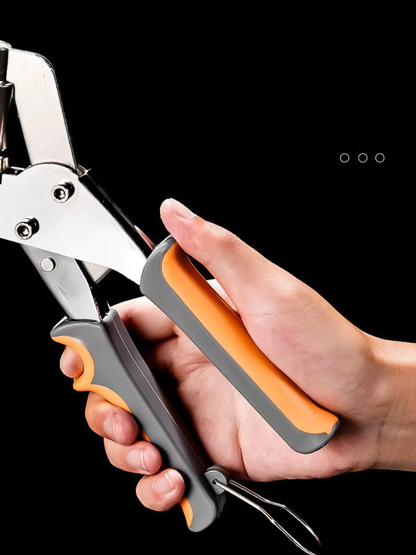 NIUXIANG Ösenzange Kit mit 6mm und 10mm Handpresse für Metall Tüllen und Leder DIY Projekte - Bild 6