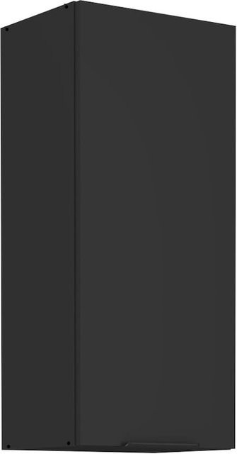 Küchen Hängeschrank SIENA Schwarz mit drei Einlegböden, Höhe: 90 cm, Breite: 40 cm - Bild 1