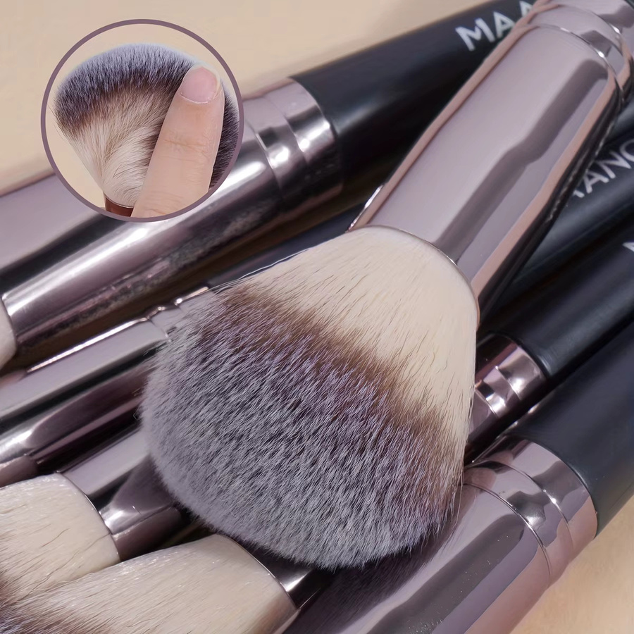 MAANGE Make-up-Pinsel-Set, 30-teilig, Unisex, mit Tasche - Bild 1