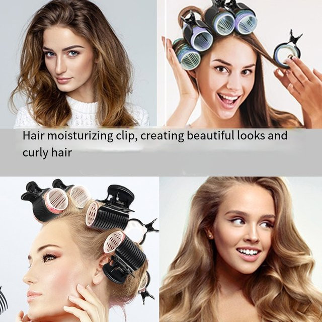 12 Stück Heißrollen-Haarklammern, Locken-Halterung, Unisex - Bild 1