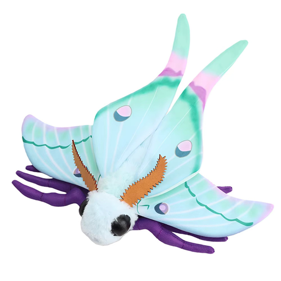 Molutian Luna Moth Plushie, Plüschtier, 30 cm, bunt - Bild 2