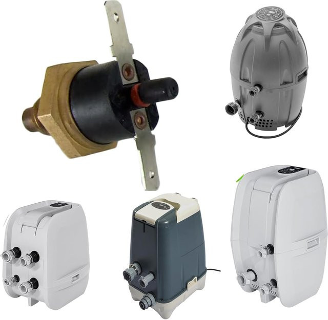 FIX E08 Whirlpool-Pumpen-Überhitzungsschutzschalter von Sula, rücksetzbarer thermischer Abschaltschalter für Bestway Spa und Lay-Z-Spa - Bild 1