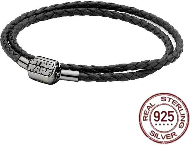 DR-Jewelry Kette, 925 Silber, schwarz, Damen, 17cm - Bild 1