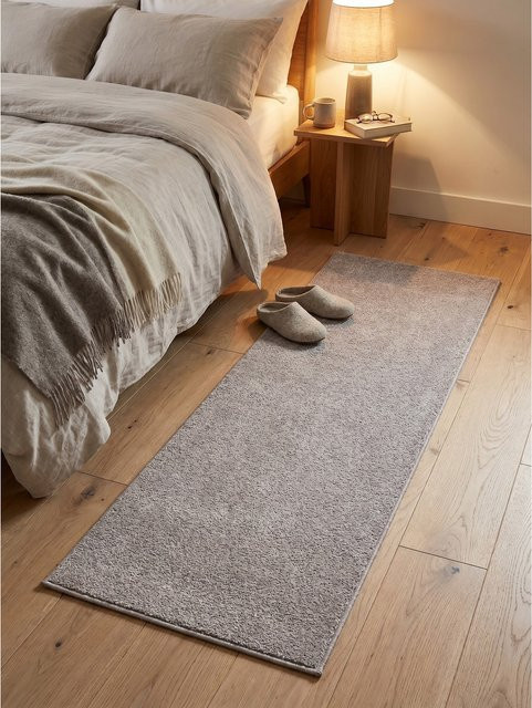 Kadima Design Teppich in Beige und Grau, einfarbig, rechteckig, B/H: 60 x 100 cm - Bild 1