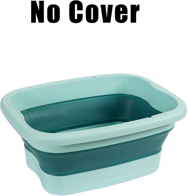 Discover Intime Faltbarer Massageeimer für Fußbad, Turquoise, Unisex - Bild 1