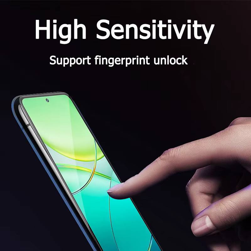 Set aus 1 bis 4 HD-Displayschutzfolien aus gehärtetem Glas für Vivo T3, 6,67 Zoll, transparent, kratzfest und fingerabdruckarm - Bild 3