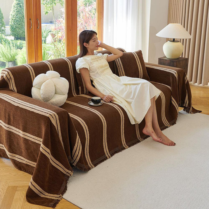 Super Six Sofa-Decke aus holländischem Samt, weiches Plüsch-Sitzkissen für alle Jahreszeiten, B x B: 180 x 130 cm - Bild 2