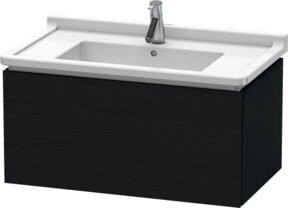 Duravit L-Cube Waschtischunterschrank wandhängend, Farbe Weiß Matt, B: 82 cm, T: 46,9 cm, H: 40,8 cm - Bild 1