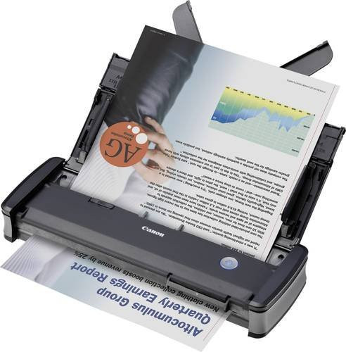 Canon imageFORMULA P-215II Mobiler Duplex-Dokumentenscanner mit automatischem Dokumenteneinzug und USB-Anschluss in Schwarz-Grau - Bild 4
