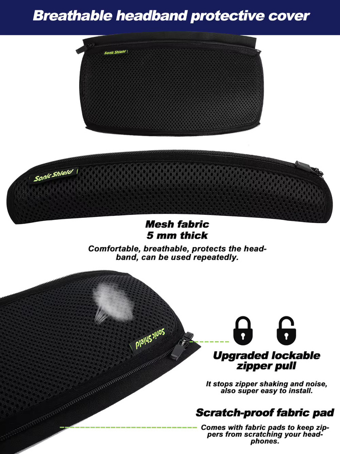 HIFIMAN Kopfband-Polster zur Druckentlastung für HE400SE, V2, Edition XS, DEVA PRO, HE-R9 und R10 in Schwarz und Multicolour - Bild 5
