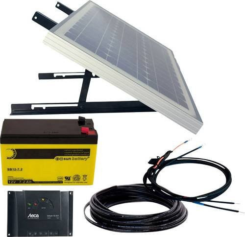 Phaesun Energy Generation Kit Solar Rise Nine 1.0 600299 Solar-Set mit 10 Wp, Akku, Laderegler und Anschlusskabel in Multicolour - Bild 1