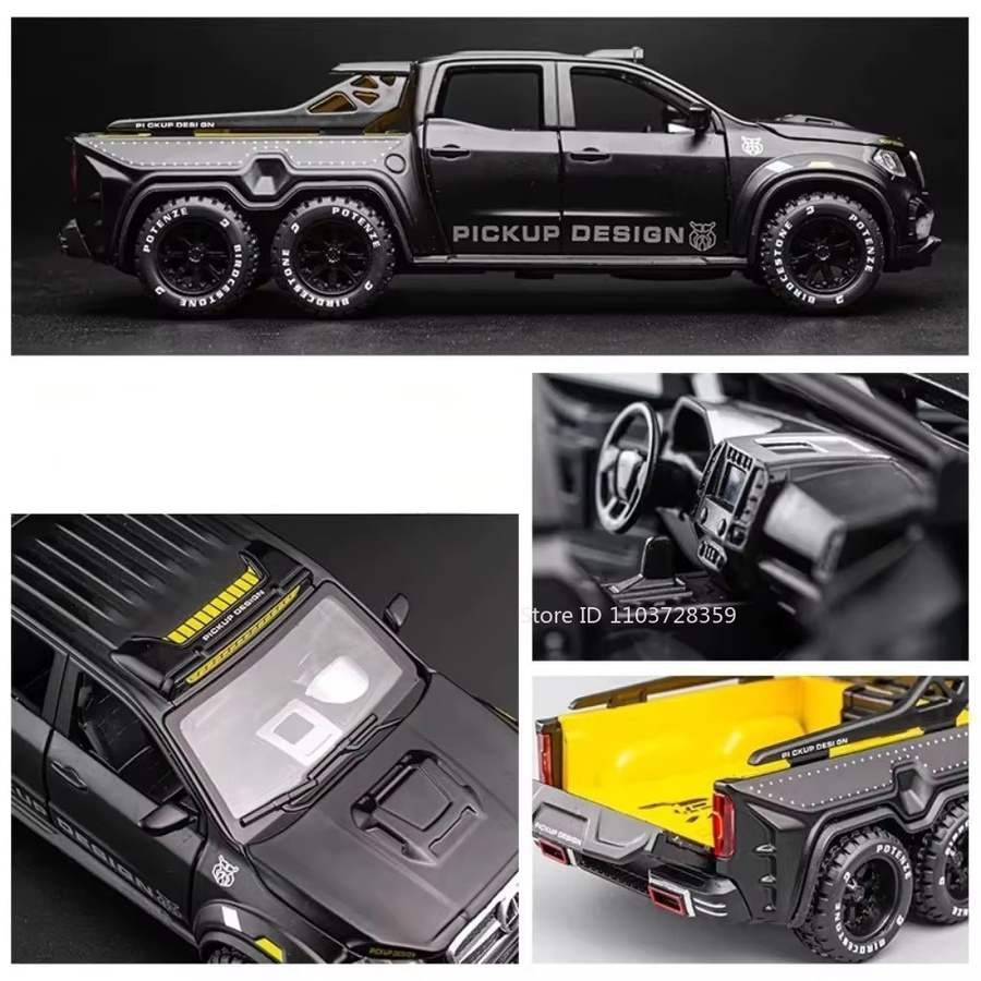 RMZ city X-KLASSE EXY 6X6, Modellspielzeug, Miniatur-Geländewagen, 1:28, Metalldruckguss, mit Licht und Sound - Bild 2
