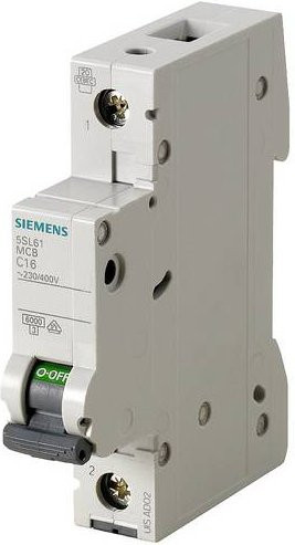 Siemens Leitungsschutzschalter 5SL6108-7 8A 230 V 400V in Weiß - Bild 1