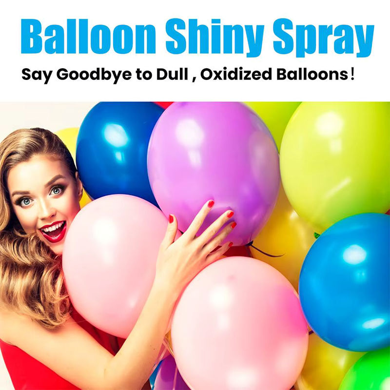 Ballon Shiny Spray 100 ml Weiß zur Glanzwiederherstellung und zum Anti-Fading für Ballons - Bild 4