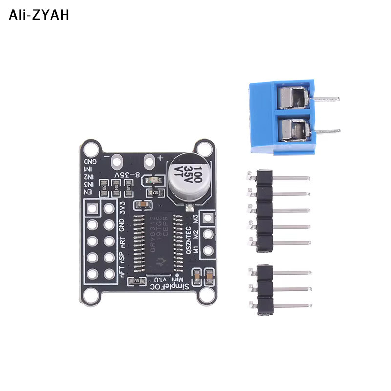 JETTING FOC Mini DRV8313 Modul DC Bürstenlose Motorsteuerungsplatine mit SVPWM-Steuerung in Schwarz - Bild 2