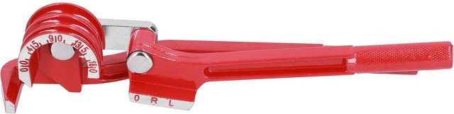 KONNWEI Manueller 3-Schlitz-Rohrbieger aus Aluminiumlegierung für Kupfer und Aluminium, 0-180 Grad, Rot - Bild 1