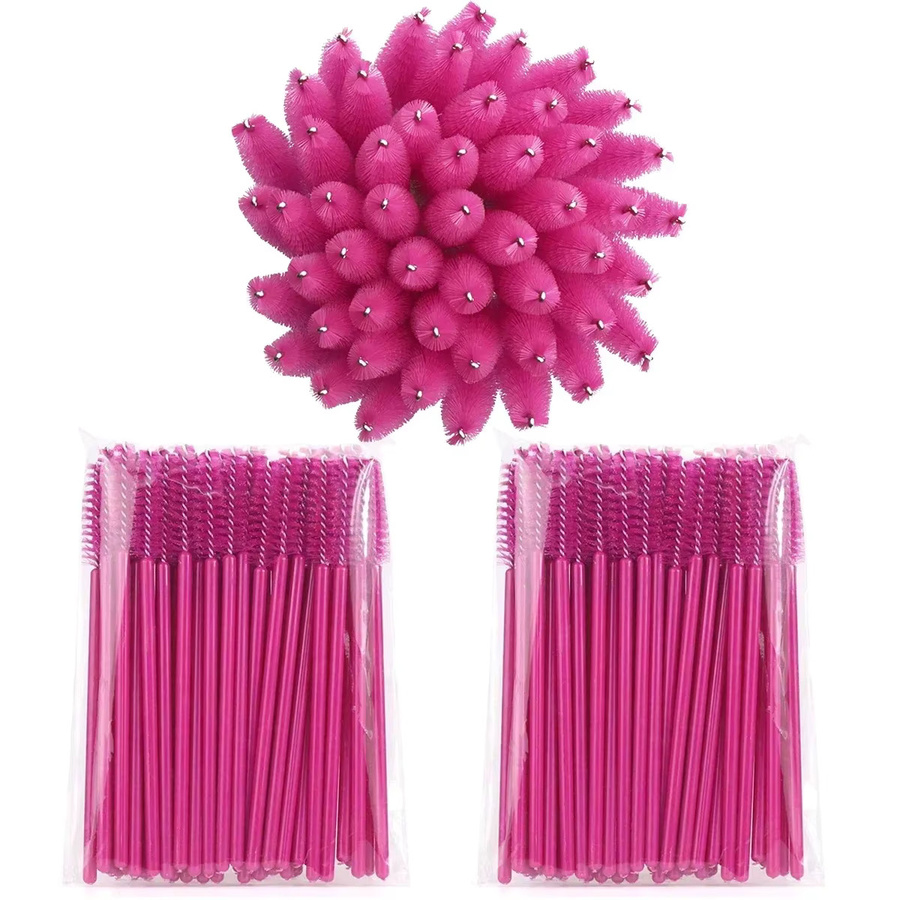 CNKESS Wimpernbürsten Spoolies, 100 Stück, Schwarz, Unisex - Bild 2