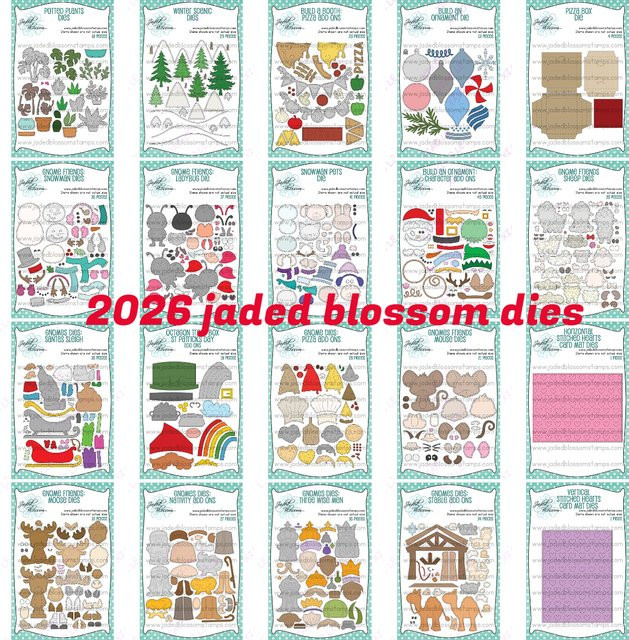 Jaded Blossom Metall-Stanzformen für Scrapbooking und Grußkarten - Bild 1