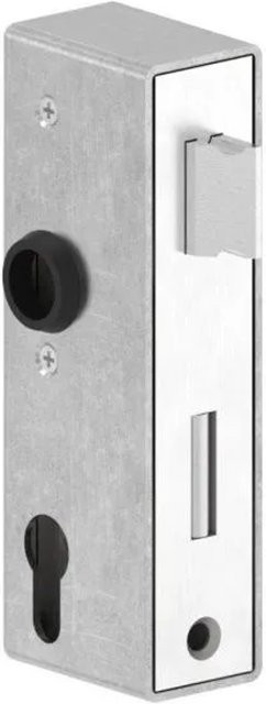 FeNau Anti-Panikschloss verzinkt in Silber mit Wechselfunktion E DIN R&L, B/T/H: 4,0 x 1,72 x 6,0 cm - Bild 1