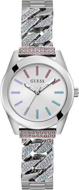 Guess Damenuhr Serena, Quarz, Edelstahl, Silber, 32 mm, 1 ATM - Bild 1