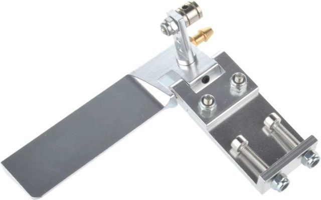HobbyCorki RC-Boot Lenkruder mit Saugfunktion, Zubehör, Metall, Grau - Bild 1