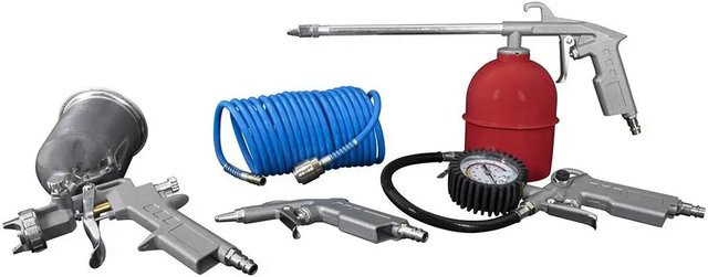 Güde Druckluft-Set aus Metall in Multicolor, 5-teilig - Bild 1