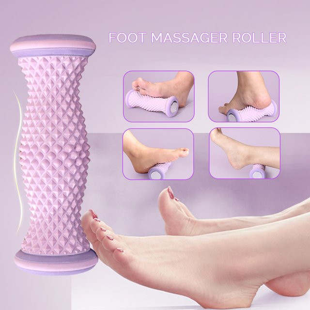 foreverlily Fußmassage Roller, Silber - Bild 1
