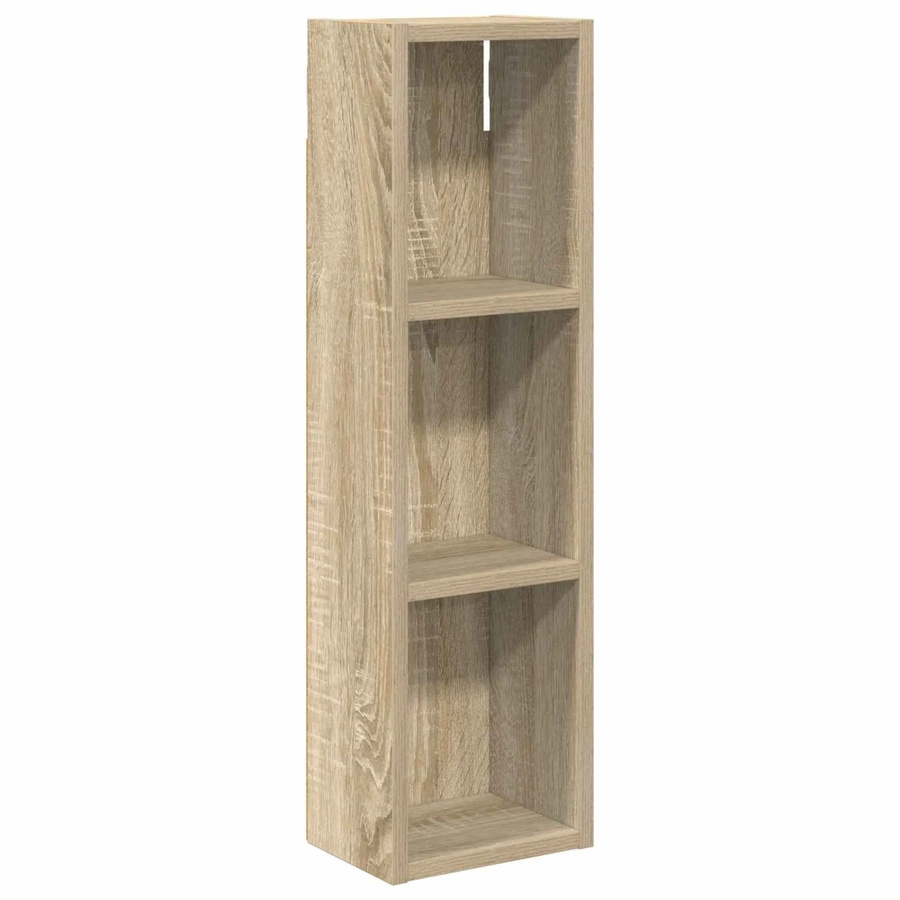 vidaXL Badezimmer-Wandschrank Sonoma-Eiche mit Regalfach, B/T/H: 20 x 14 x 70 cm - Bild 2