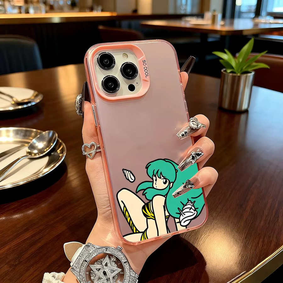 A-Urusei Yatsura Stoßfeste Handyhülle aus TPU Silikon für Apple iPhone 16 15 14 13 12 11 XS XR 7 - Bild 1