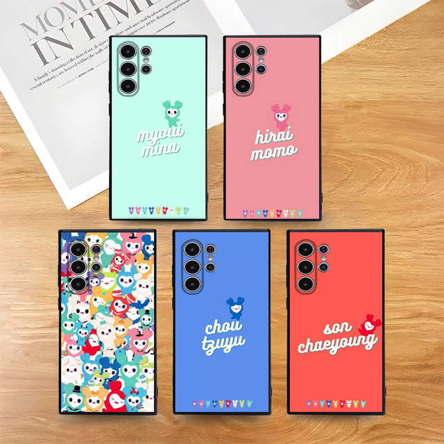 Laburi Twice-Lovelys Handyhülle für Samsung Galaxy S21 S22 S23 S24 S25 FE Plus Ultra in Grün aus TPU Soft-Material - Bild 1