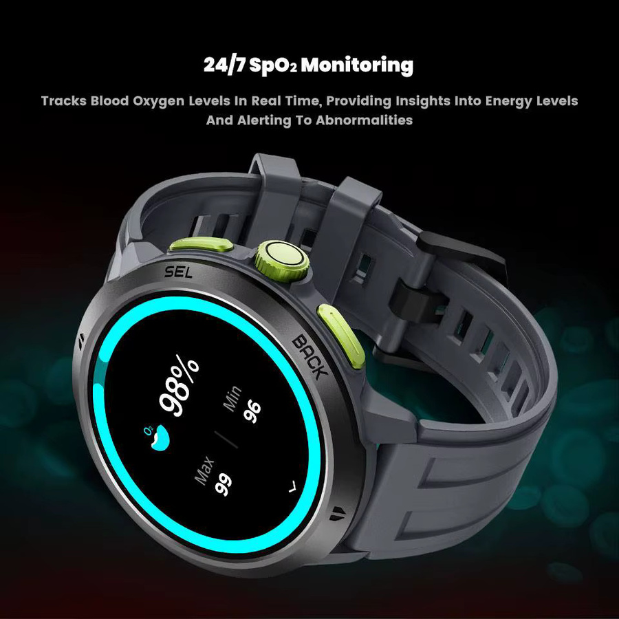 LEADOYS C33 Herren-Sport-Armbanduhr in Schwarz mit Musikfunktion und wasserfester Technologie für Schwimmen und Laufen - Bild 6