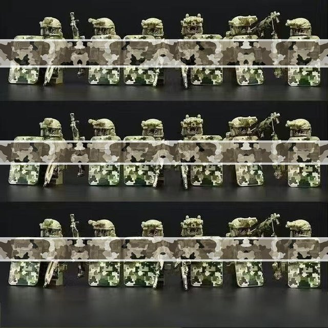 Linyi toy Soldaten, Bausteine Figuren, Bunt / Mehrfarbig, ab 6 Jahren - Bild 1