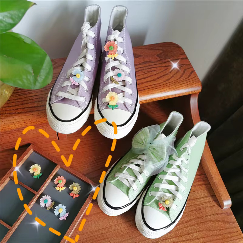 Blumen Schuh Schnalle Charms, Mädchen und Kinder - Bild 2