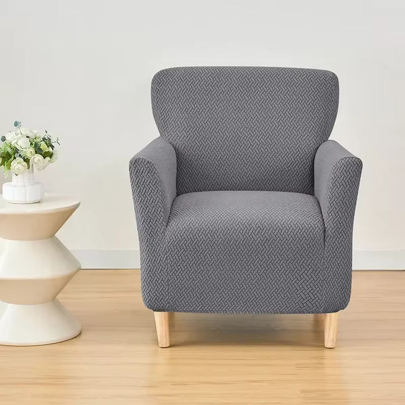 WANERQU Jacquard-Clubsesselbezug elastisch und rutschfest für Einzelsessel und Sofas - Bild 3