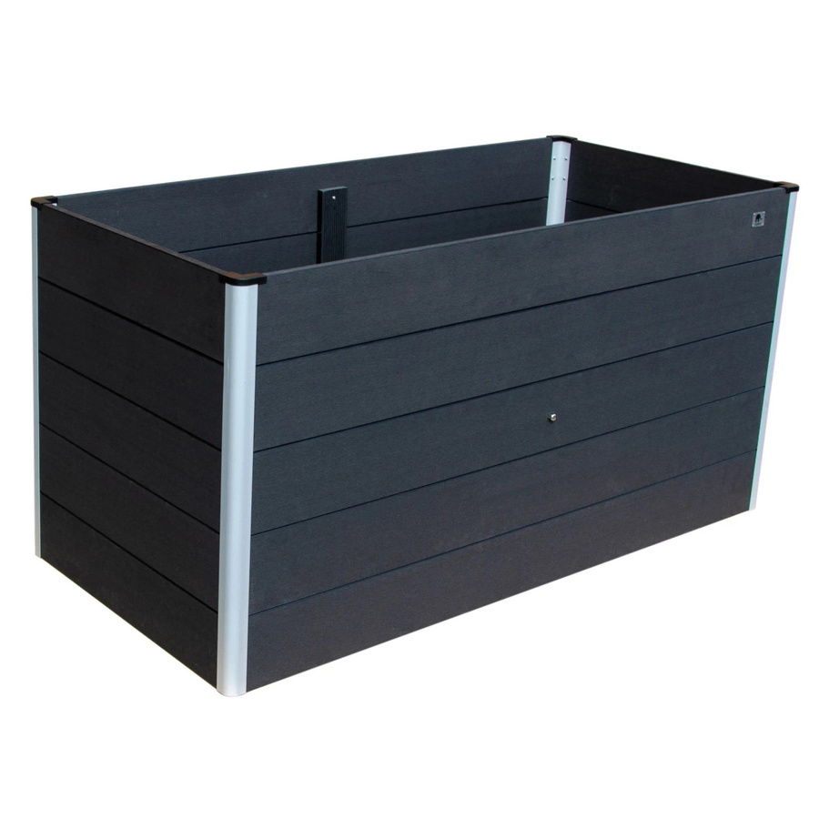 T&J WPC-Hochbeet Erna aus WPC und Aluminium in Anthrazit, B/T/H: 150 x 70 x 75 cm - Bild 2
