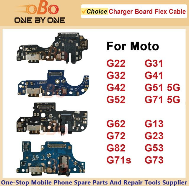 USB Lade Dock Board mit USB-C Port für Motorola Moto G22 G32 G42 G52 G72 G82 G41 G51 G71 G23 G53 Ladegerät Flex Kabel - Bild 1