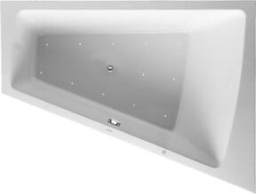 Duravit Whirlwanne Paiova mit Air-Sys Jets in Weiß, B/T: 180 x 140 cm - Bild 1