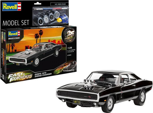 Revell Fast & Furious Model Set F-F Dominic's 1970 Dodge Charger Muscle Car - Bild 1
