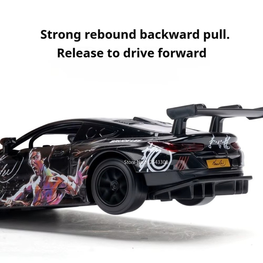 MAKEDA BMW M8 GTE 320I Automodell, Rennwagen, 1:32, mit Licht und Sound - Bild 4