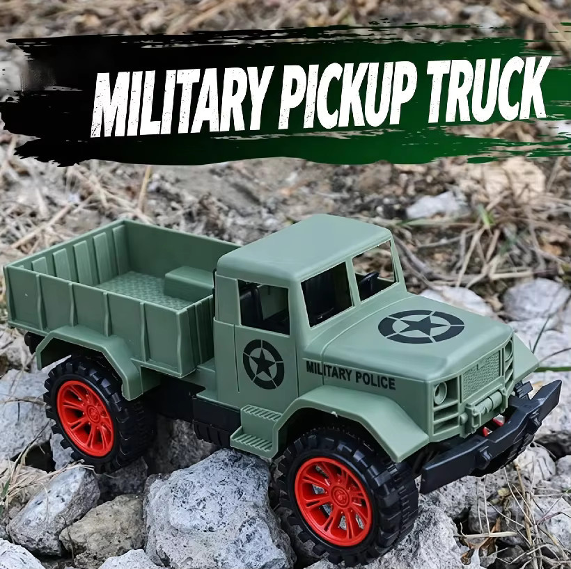 Mitty Militär Lkw Pickup, Spielzeug Auto Modell, Grün - Bild 2