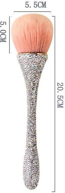 NATAWA Make-up-Pinsel mit Glitzer-Lasergriff, weiß, Unisex - Bild 1