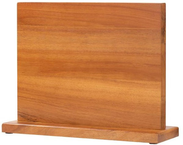Doppelseitiger magnetischer Messerhalter aus Holz von Yiran Furniture in Orange und Braun - Bild 1