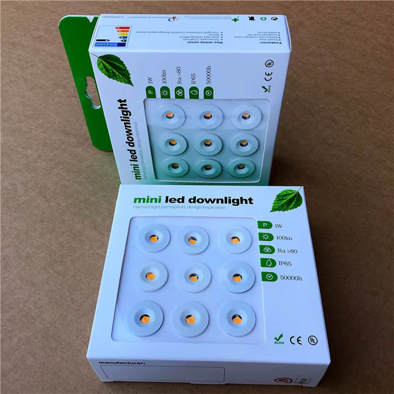 YRANK LED Mini Downlight IP65 wasserdichter Einbaustrahler in Weiß für Schrank und Küche, 1W, DC12V - Bild 3